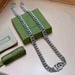 Gucci Necklace Chain Silver For Women - Image 5