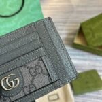 Gucci Ophidia Card Case Supreme Canvas Grey For Men 4.7in/12cm 732018 UULBN 1244 - Image 8