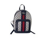 Gucci Ophidia GG Small Backpack Beige And Blue