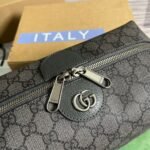 Gucci Ophidia GG Toiletry Case Supreme Canvas Grey For Men 10.2in/26cm ‎‎‎572767 UULBN 1244 - Image 4