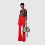 Gucci Ophidia Medium Top Handle Bag 13in/ 33cm Beige/Ebony Supreme Canvas Gold Hardware For Women 524537 K05NB 8745 - Image 2