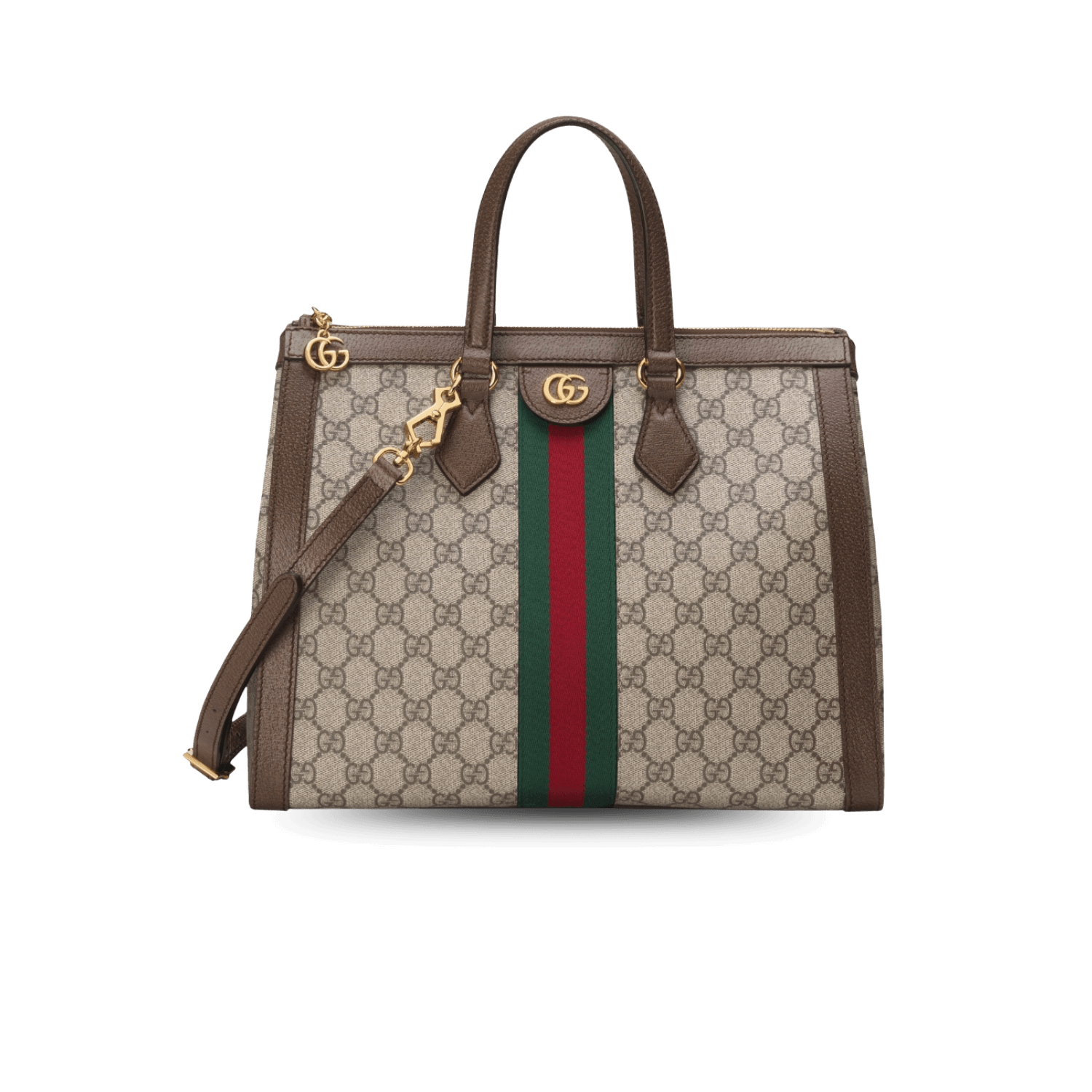 Gucci-Ophidia-Medium-Tote-Bag-13in-33cm-BeigeEbony-GG-Supreme-Canvas-Brown-Gold-Hardware-For-Women-GG-524537-K05NB-8745.png Gucci Ophidia Medium Top Handle Bag 13in/ 33cm Beige/Ebony Supreme Canvas Gold Hardware For Women 524537 K05NB 8745 - Image 1