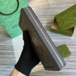 Gucci Ophidia Zip Around Wallet Supreme Canvas Grey For Men 7.5in/19cm ‎‎‎706844 UULBN 1244 - Image 8