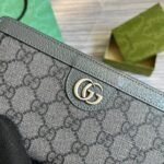 Gucci Ophidia Zip Around Wallet Supreme Canvas Grey For Men 7.5in/19cm ‎‎‎706844 UULBN 1244 - Image 6