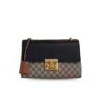 Gucci Padlock Medium GG Shoulder Bag Beige/Ebony 409486