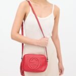 Gucci Soho Small Disco Bag Red For Women, Women's Bags, Shoulder And Crossbody Bags 8in/21cm GG 308364 - Image 2