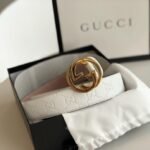 Gucci Signature Belt White GG 370543