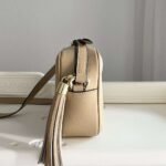 Gucci Soho Disco Small Crossbody Bag 8in/ 21cm Beige Gold Hardware For Women GG 308364 - Image 7