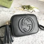 Gucci Soho Small Disco Bag Black For Women 8in/21cm GG 308364 - Image 9