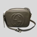 Gucci Soho Small Disco Bag Grayish Green For Women, Women's Bags, Shoulder And Crossbody Bags 8in/21cm GG 308364 - Image 2