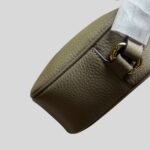 Gucci Soho Small Disco Bag Grayish Green For Women, Women's Bags, Shoulder And Crossbody Bags 8in/21cm GG 308364 - Image 4