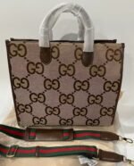 Gucci Tote Bag With Jumbo Camel And Ebony Jumbo 678839 UKMDG 2570 - Image 4