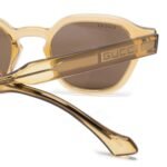 Gucci Transparent Yellow Frame Sunglasses - Image 2
