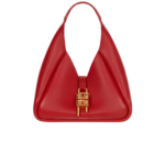 Givenchy Mini G Hobo Shoulder Bag‎ 9.8in/ 25cm Red Gold Hardware For Women BB50QNB1M2-801