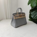 Hermes Birkin 25 Beton Togo Light Blue For Women 25cm / 9.8in - Image 5