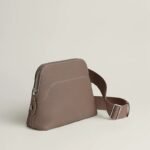 Hermes Bolide Messenger Crossbody Bag 10.4in/ 26.4cm Etoupe Silver Hardware For Men H086958CK18 - Image 3