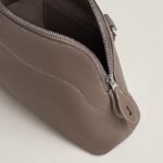 Hermes Bolide Messenger Crossbody Bag 10.4in/ 26.4cm Etoupe Silver Hardware For Men H086958CK18 - Image 4