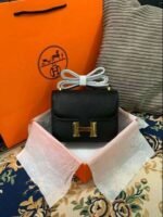 Hermes Constance 18 Black For Women 18cm/7.25in - Image 3