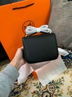 Hermes Constance 18 Black For Women 18cm/7.25in - Image 5