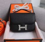 Hermes Constance Handbag Black For Women 22cm/8.7in - Image 2