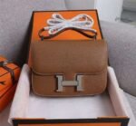 Hermes Constance Handbag Brown For Women 22cm/8.7in - Image 2