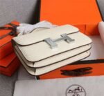 Hermes Constance Handbag Off White For Women 22cm/8.7in - Image 9