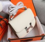 Hermes Constance Handbag Off White For Women 22cm/8.7in - Image 6