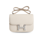 Hermes Constance Handbag Off White For Women 22cm/8.7in