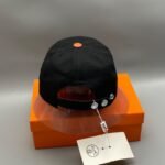 Hermes Davis H Primavera Cap Black Hermes Cap - Image 5