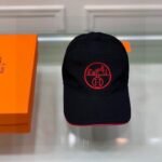 Hermes Davis H Primavera Cap Black Hermes Cap