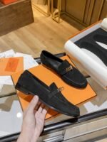 Hermes Destin Loafers Black For Women H212116Z 9M360 - Image 3