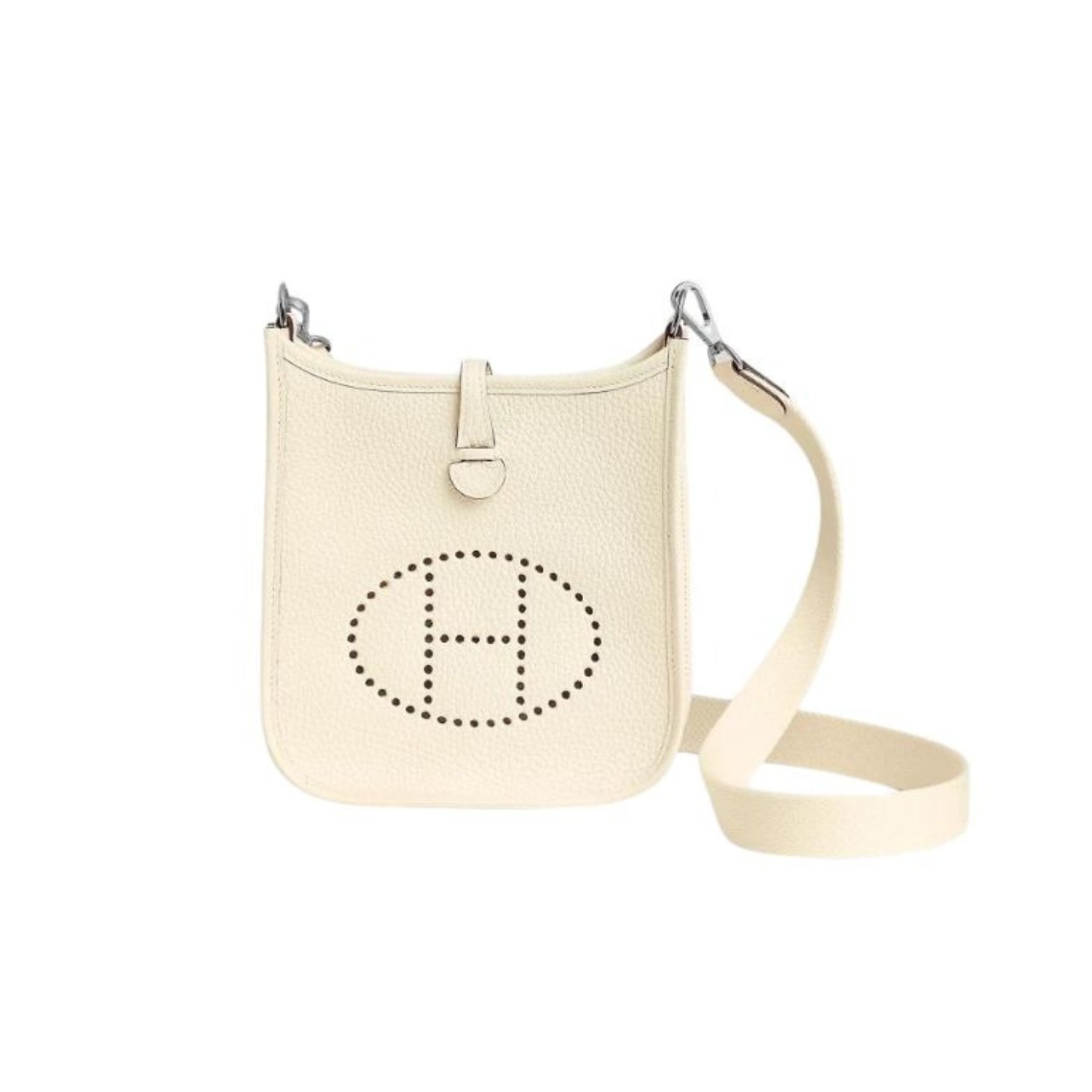Hermes-Evelyne-16-Amazone-Bag-3.jpg Hermes Evelyne 16 Amazone Bag Beige With Silver-Toned Hardware For Women, Women's Shoulder And Crossbody Bags 6.3in/16cm - Image 1
