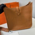 [True-to-ORIGINAL] Hermes Evelyne III 29 Bag Brown With Silver-Toned Hardware For Women, Women's Shoulder And Crossbody Bags 11.4in/29cm H073599CC37 - Image 2