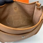 [True-to-ORIGINAL] Hermes Evelyne III 29 Bag Brown With Silver-Toned Hardware For Women, Women's Shoulder And Crossbody Bags 11.4in/29cm H073599CC37 - Image 6