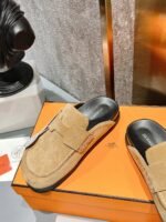 Hermes Go Mule Brown For Women - Image 9