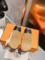 Hermes Go Mule Brown For Women - Image 7