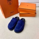 Hermes Go Mule Navy Blue For Men - Image 4