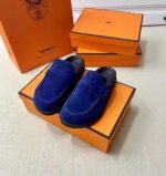 Hermes Go Mule Navy Blue For Men - Image 3