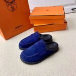 Hermes Go Mule Navy Blue For Men - Image 2