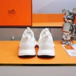 Hermes Gramme Sneakers White For Men - Image 8