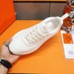 Hermes Gramme Sneakers White For Men - Image 9