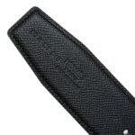 Hermès “H-Zip” 38mm Reversible Belt Black & Green - Image 7