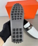 Hermes Irving Loafer Grey/White For Men - Image 4