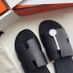 Hermes Izmir Sandals Black For Men H041141ZH01425 - Image 3