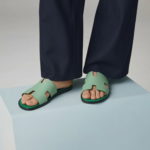 Hermes Izmir Sandals Green For Men - Image 2