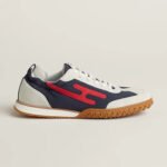 Hermes Jet Sneaker Marine/ Blanc For Men H242923ZHI3400 - Image 3