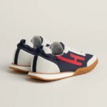 Hermes Jet Sneaker Marine/ Blanc For Men H242923ZHI3400 - Image 4