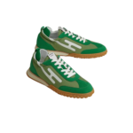 Hermes Jet Sneaker Vert Jungle/ Blanc For Men H261807ZHJM390