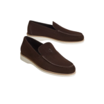 Hermes Low Loafer Marron Ebene For Men H252964ZAME390