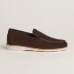 Hermes Low Loafer Marron Ebene For Men H252964ZAME390 - Image 3